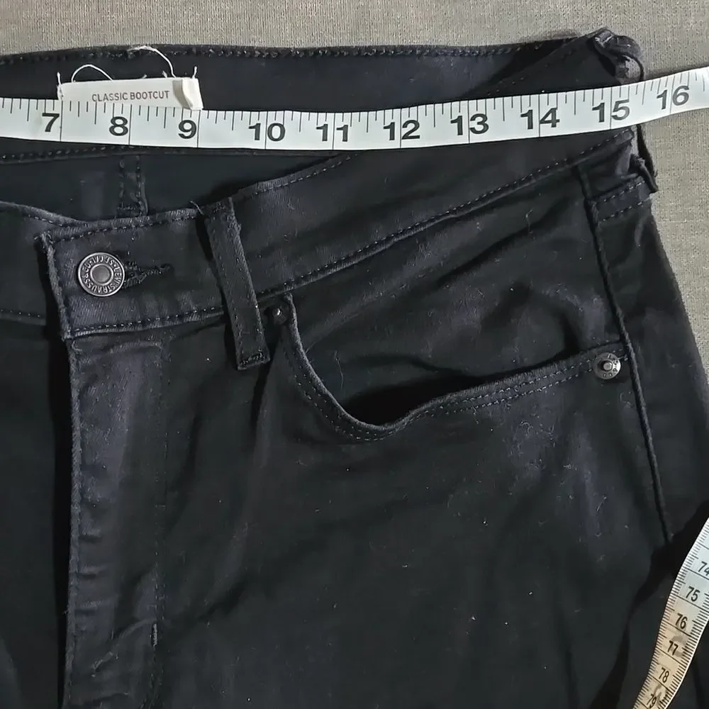 Levis black bootcut